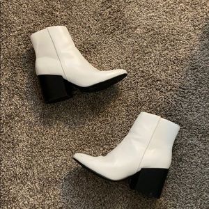 Madden Girl Aaden Booties - White